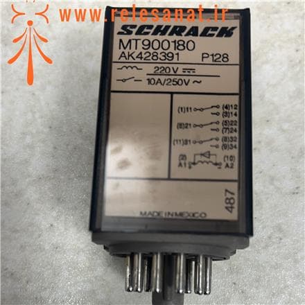 رله شراک ۱۱ پایه ۲۲۰ ولت DC | تضمین کیفیت و عملکرد صنعتی – رله صنعت صفاری - 1