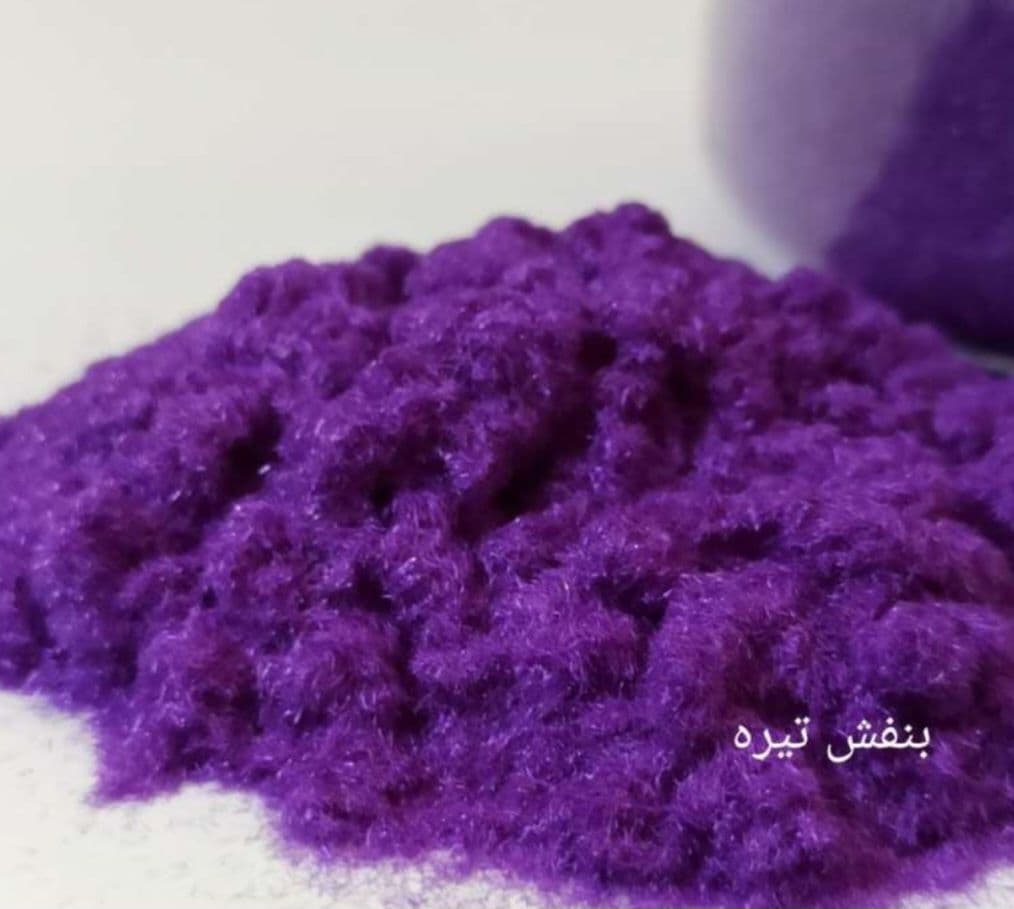پودر مخمل بنفش تیره فلوکان استار - 1