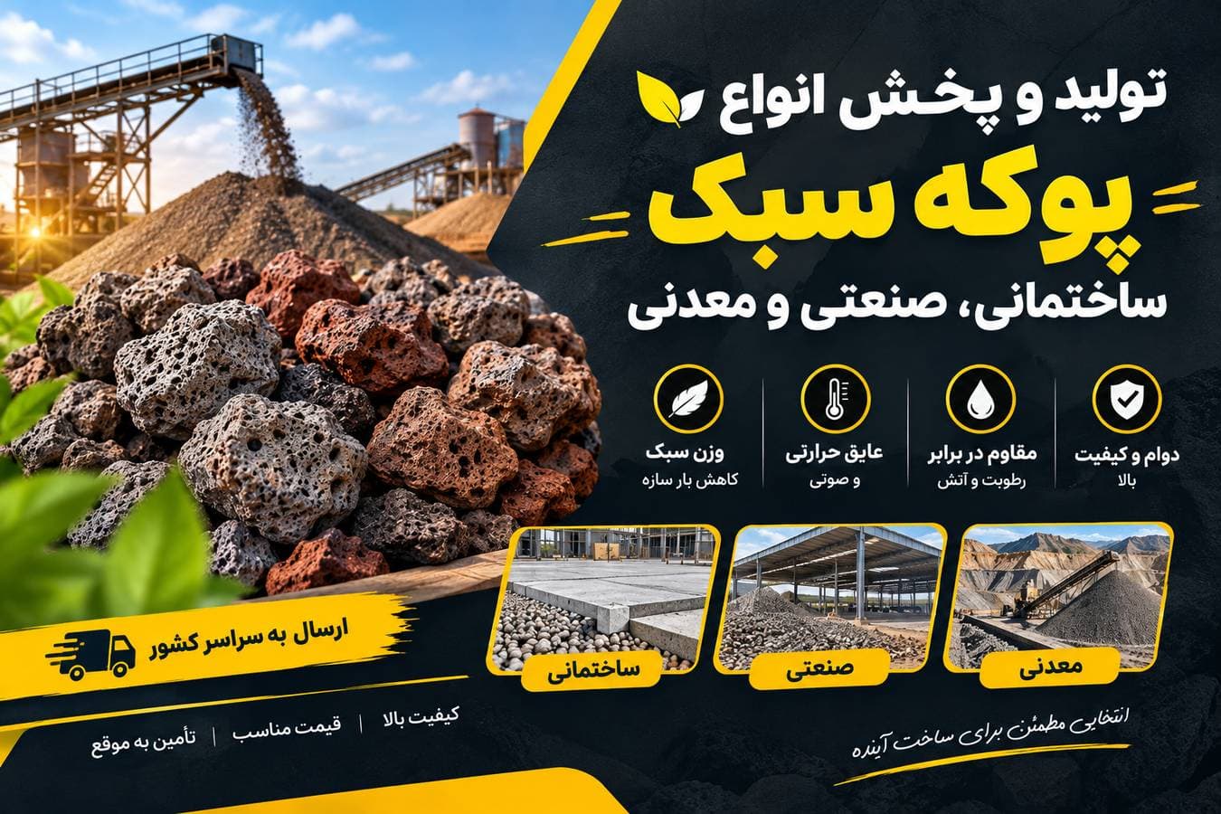 پوکه ساختمانی برای کف سازی - 1