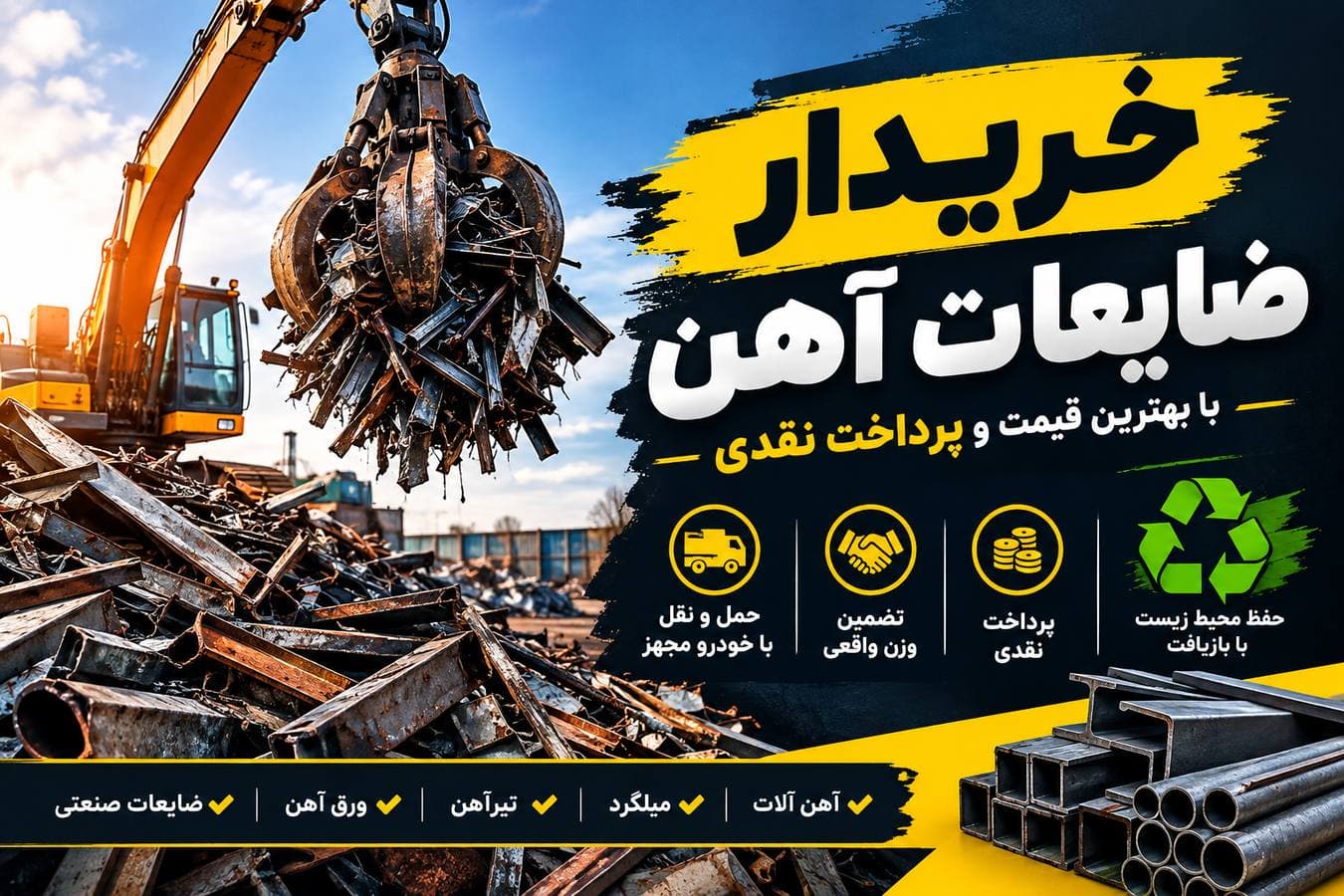 خریدار ضایعات آهن در تهران - 1