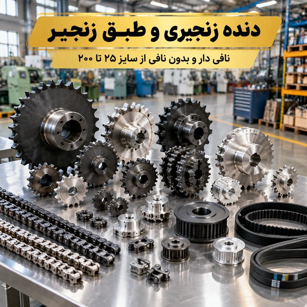 دنده زنجیر صنعتی ، تولید دنده زنجیر ، فروش دنده زنجیری - 1