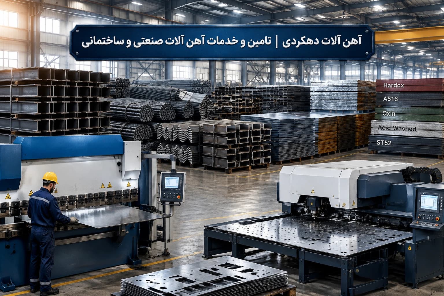 خرید و فروش انواع آهن آلات صنعتی و ساختمانی در اصفهان - 1