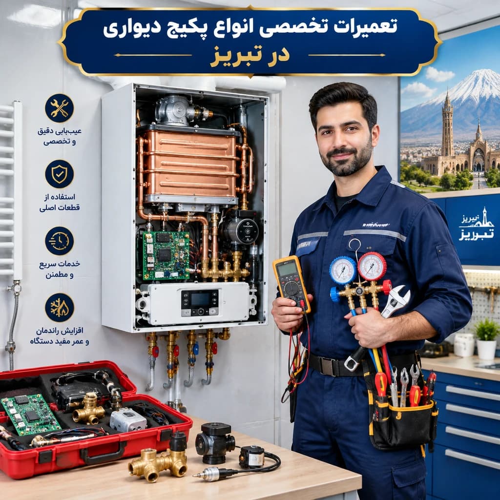 تعمیر پکیج دیواری در تبریز - 1