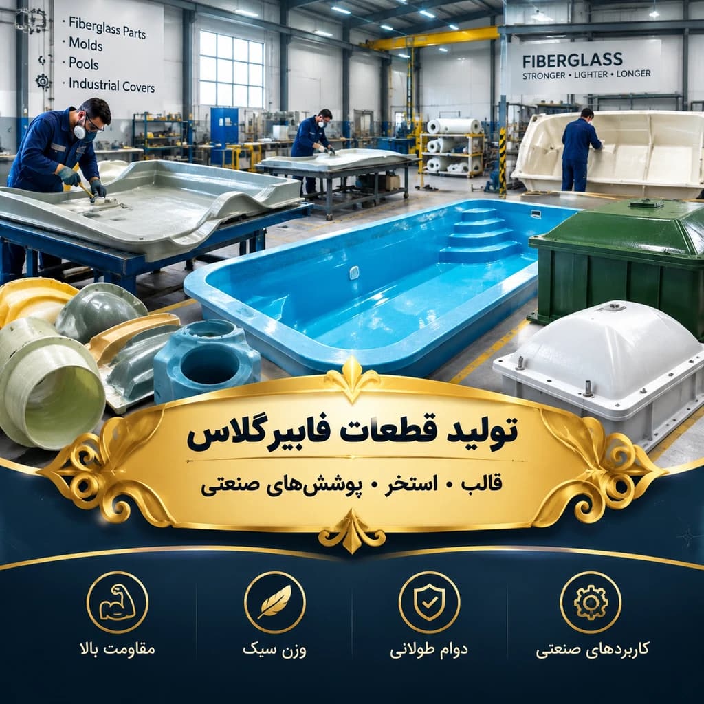تولید کننده قالب و قطعات فایبرگلاس و ساخت ماکت - 1