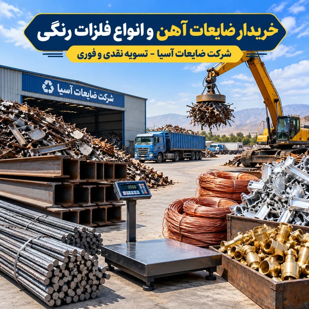 خریدار ضایعات آهن و فلزات رنگی در تهران و شهرستانها - 1