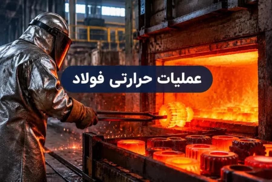 عملیات حرارتی فولاد چیست؟ انواع، کاربرد و هزینه سختکاری، نیتراسیون و تنش‌گیری