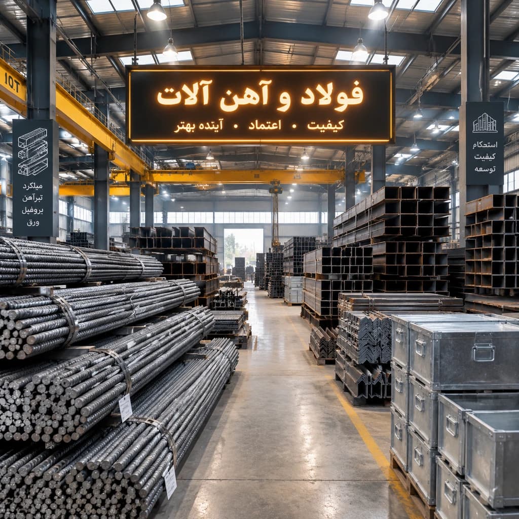 فروش قوطی، پروفیل، نبشی، ناودانی و تیرآهن در بازار آهن شادآباد | قیمت روز آهن‌آلات - 1